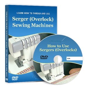 How to Thread and Use Serger (Overlock) Sewing Machines Video Lesson on DVD