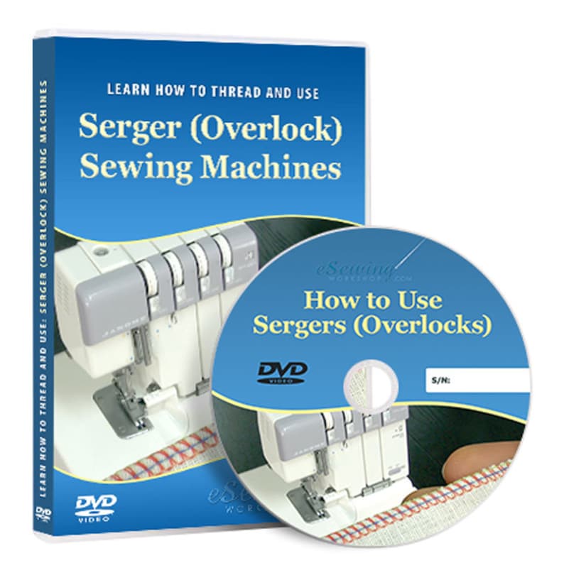 How to Thread and Use Serger overlock Sewing Machines Video Lesson on