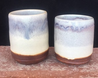 Handmade Shot Glass,102, Set of Two, Free Shipping , Espresso Cup, Gift for Women, Gift for Men, Bud Vase