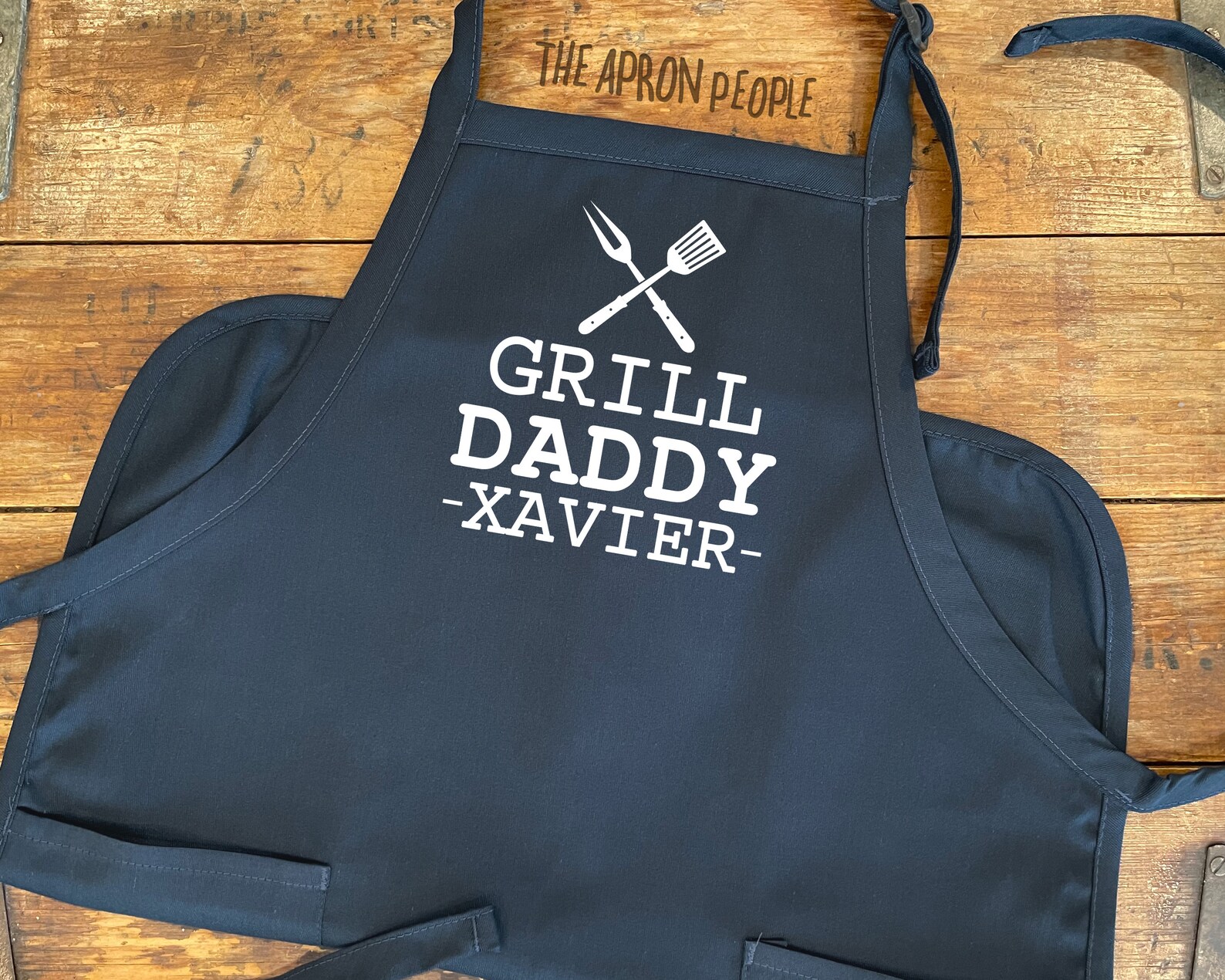Apron for Men Grill Daddy Custom Mens Apron Personalized Etsy