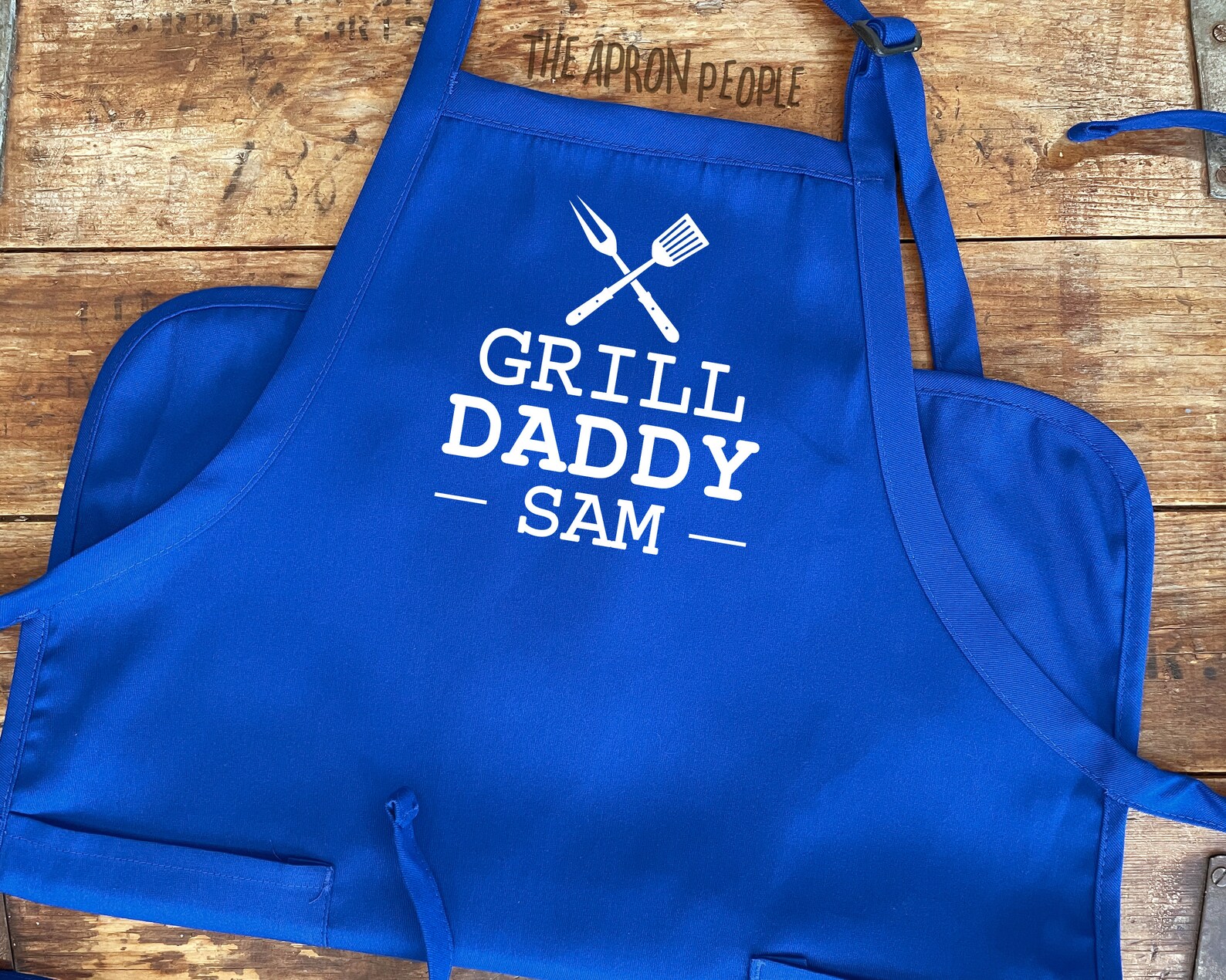 Apron for Men Grill Daddy Custom Mens Apron Personalized Etsy