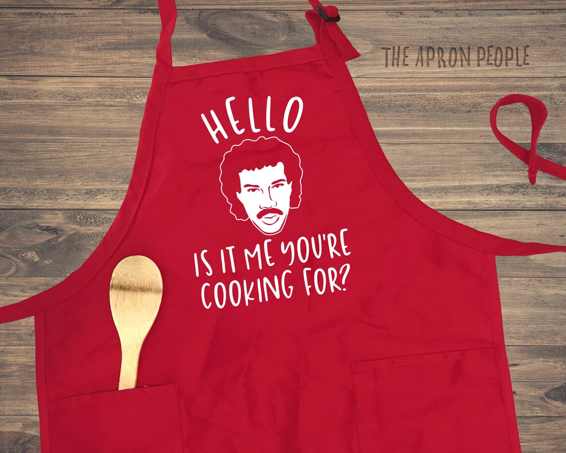 Funny Dad Joke Apron Hello is It Me You're Cooking For Etsy