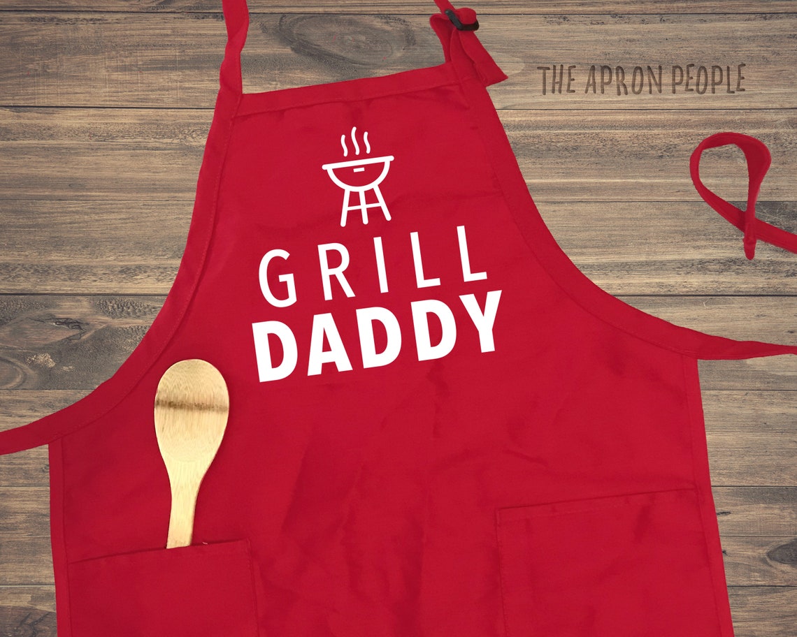 Funny Apron for Men Grill Daddy Apron Father's Day Gifts Etsy