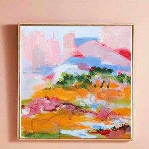Abstract art, Large Oil Painting, Large Painting, Original Art, Painting, Oil, Abstract Painting, Painting on canvas Size 15&#39;&#39;x15&#39;&#39; inches