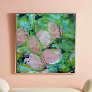 Abstract art, Large Oil Painting, Large Painting, Original Art, Painting, Oil, Abstract Painting, Painting on canvas Size 16x16 inches