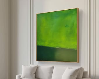 Abstract art, Large Oil Painting, Large Painting, Original Art, Painting, Oil, Abstract Painting, Painting on canvas, Green wall art Decor