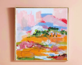 Abstract art, Large Oil Painting, Large Painting, Original Art, Painting, Oil, Abstract Painting, Painting on canvas Size 15&#39;&#39;x15&#39;&#39; inches
