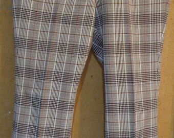 gray plaid dress pants mens