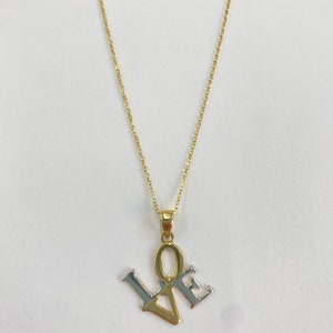 Love statue necklace clearance