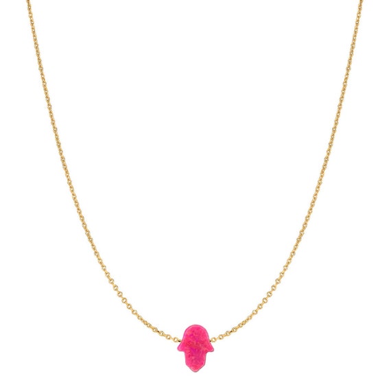 Ellena rose opal necklace shop