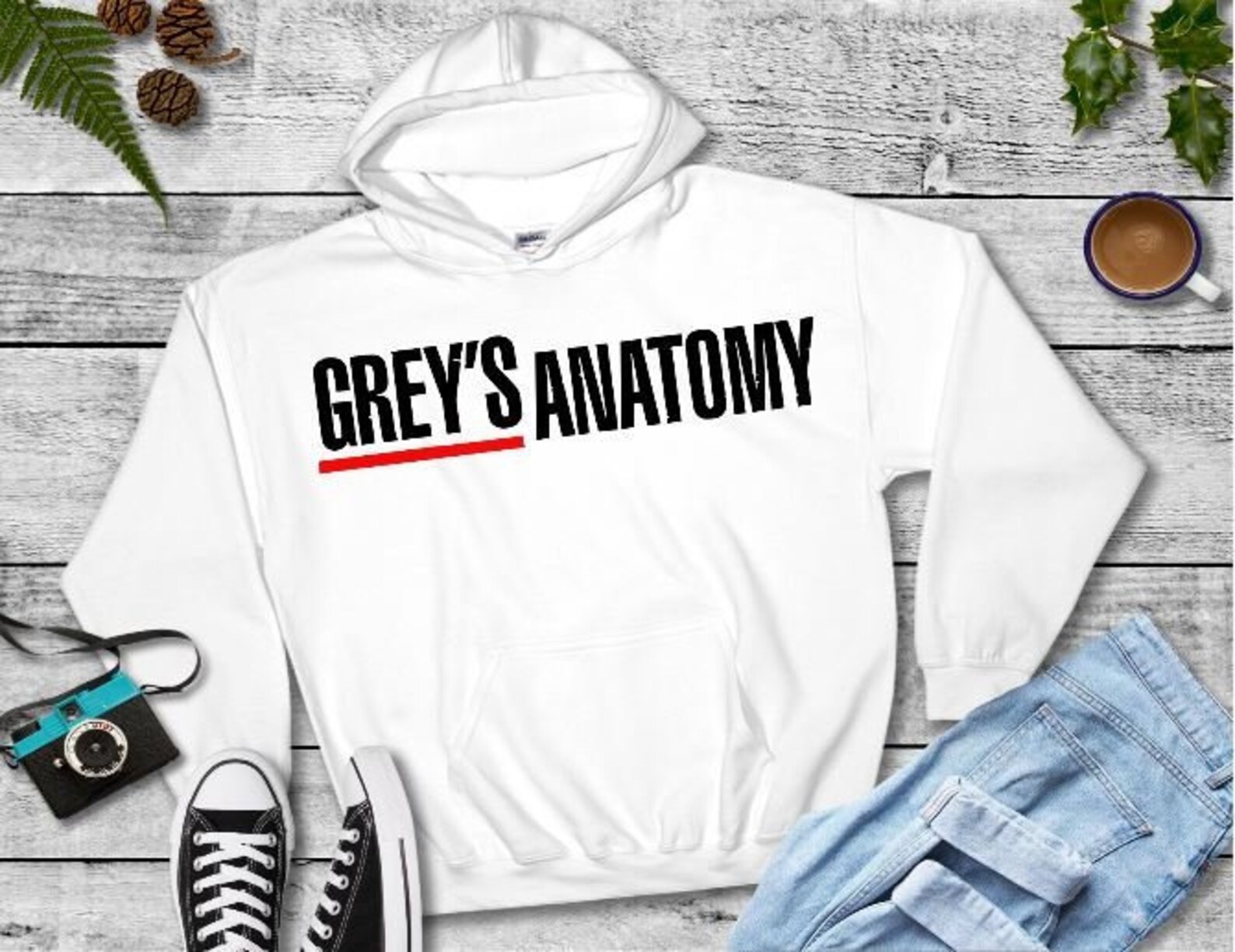 Grey's Anatomy Hoodie Grey's Anatomy Sweatshirt Etsy