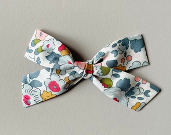 Regular Liberty tana lawn Pigtail Hair Bows