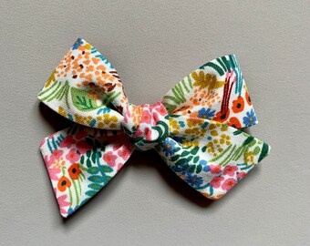 Mini Hand tied hair bows - Rifle paper co.
