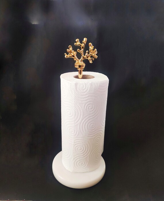 Flower paper towel holder hot sale