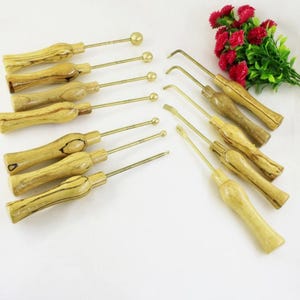 Fabric Flower Making Tools: Brass Millinery Set