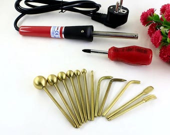 Japanese flower making tools : Soldering Iron, Fabric Flower Set