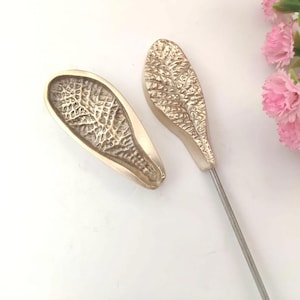 Mal voor het maken van bloemen | Handgemaakt bladpersgereedschap voor modevak en bloemsierkunst (8 cm x 3 cm)