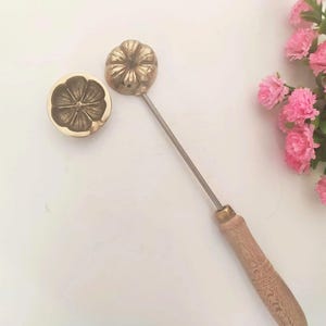 Brass Millinery Flower Mold: Petal Forming Tool (3,5cm)