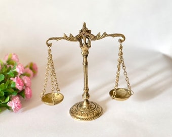 Scales of justice Brass Justice Office Decor libra Lawyer Gift  Law Office Decor Home Decor kitchen decor