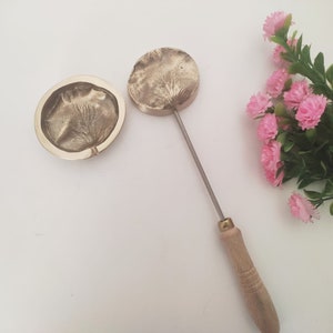 Millinery Flower Making Iron Tool Mold / Petal Mould silk - Molla Tool - leather flower molds - artificial flower 6.5cm x 5,5cm