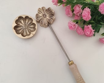 Millinery Flower Making Iron Tool Mold / Petal Mould silk - Molla Tool - leather flower molds - artificial flower 5cm