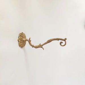 Brass Plant Hanger: Antique Style Wall Decor