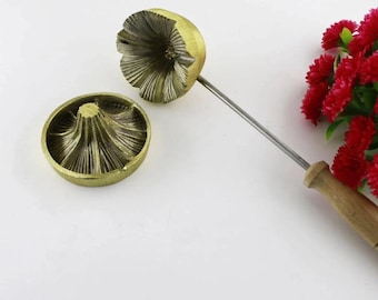 Millinery Flower Making mold: Leather & Fabric Flowers, Professional mold DIY Floral Projects. 6cm