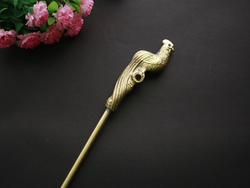 Shoe horn long handle rooster figured shoehorn home decor Christmas gift image 1