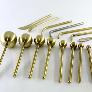 Messing Hutmacher Werkzeuge zur Blumenherstellung: Blumenkunst Handwerk Kit