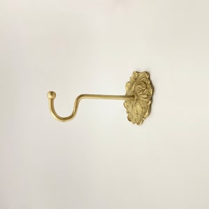 Plant Hanger | Minimalist Plant wall hook | Wall hooks for planter | Decorative brass wall hook