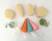 Items Similar To Easter Cookie Decorating Kit Diy Cookies Easter