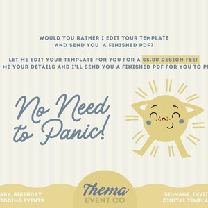ONE Silly Goose Invitation | Digital Download | Editable Canva Template | Printable First Birthday Invite | Trendy Retro Baby Party Decor image 9
