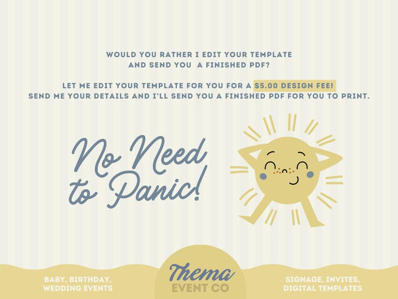 ONE Silly Goose Invitation | Digital Download | Editable Canva Template | Printable First Birthday Invite | Trendy Retro Baby Party Decor image 9