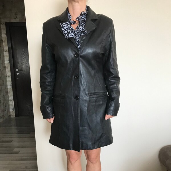 Knee Length Coat Etsy