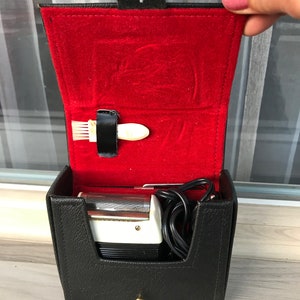 Vintage electric shaver BEBO SHER - electric razor -German shaver -shaver whit case -men shaver -toiletry box -working shaver-old shaver
