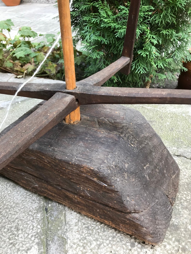 Vintage Winding Toolsantique Yarn Winding Toolprimitive Etsy