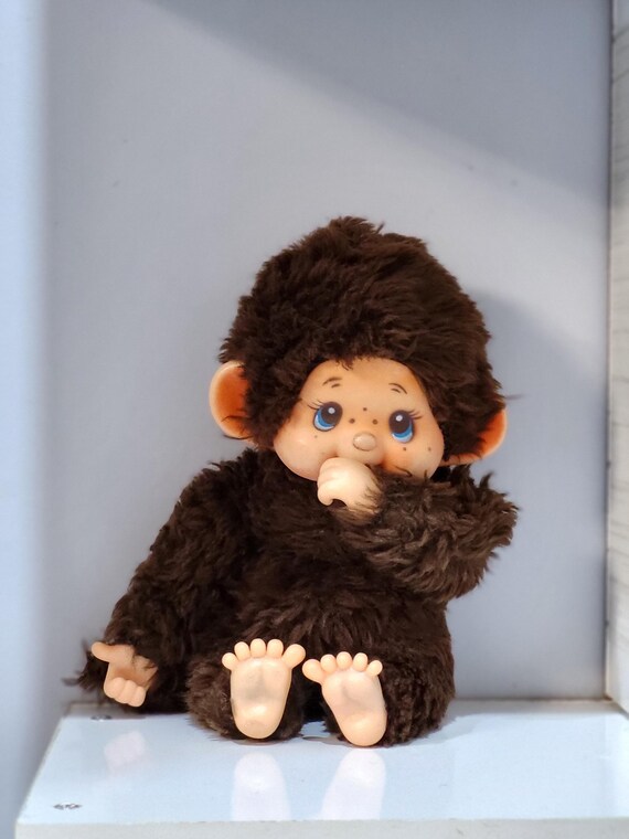 Vintage Monchhichi Monkey Plush Doll – Sekiguchi Collectable Toy