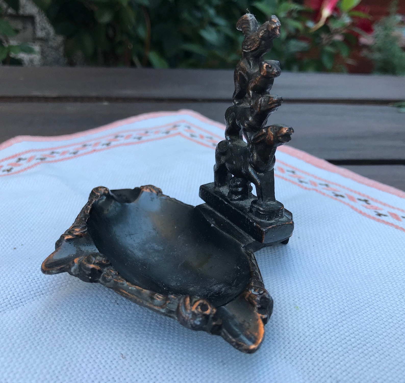 Vintage Copper Ashtray Very Old Ashtray Bar Decor Home Etsy