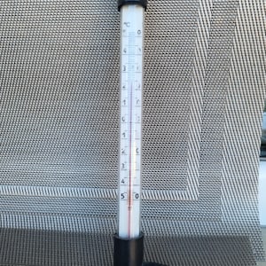 Vintage thermometer - wall thermometer - working room and outdoor thermometer - glass thermometer - office décorminus