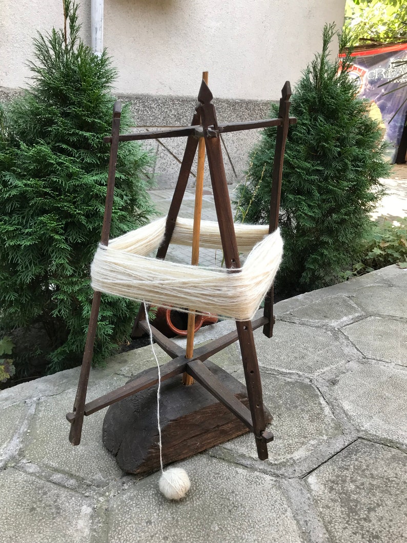 Vintage Winding Toolsantique Yarn Winding Toolprimitive Etsy