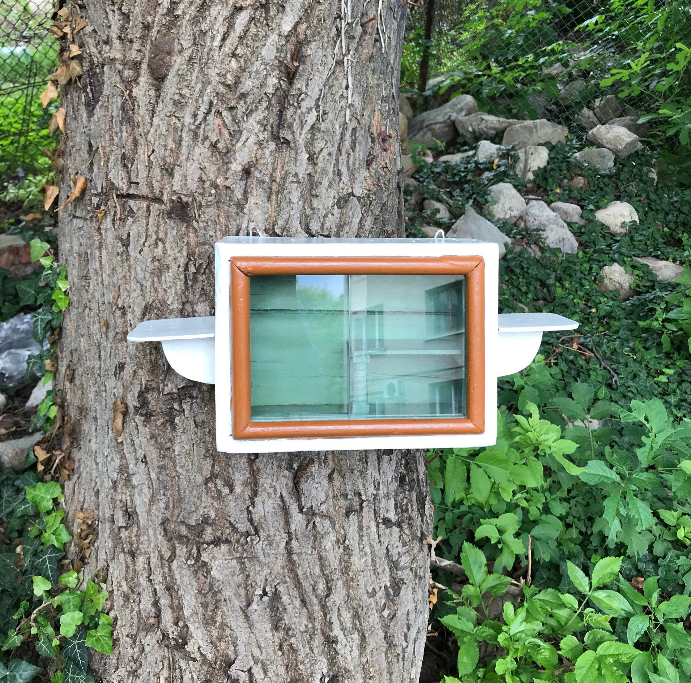 Botiquín de madera vintage caja médica viejo gabinete de | Etsy