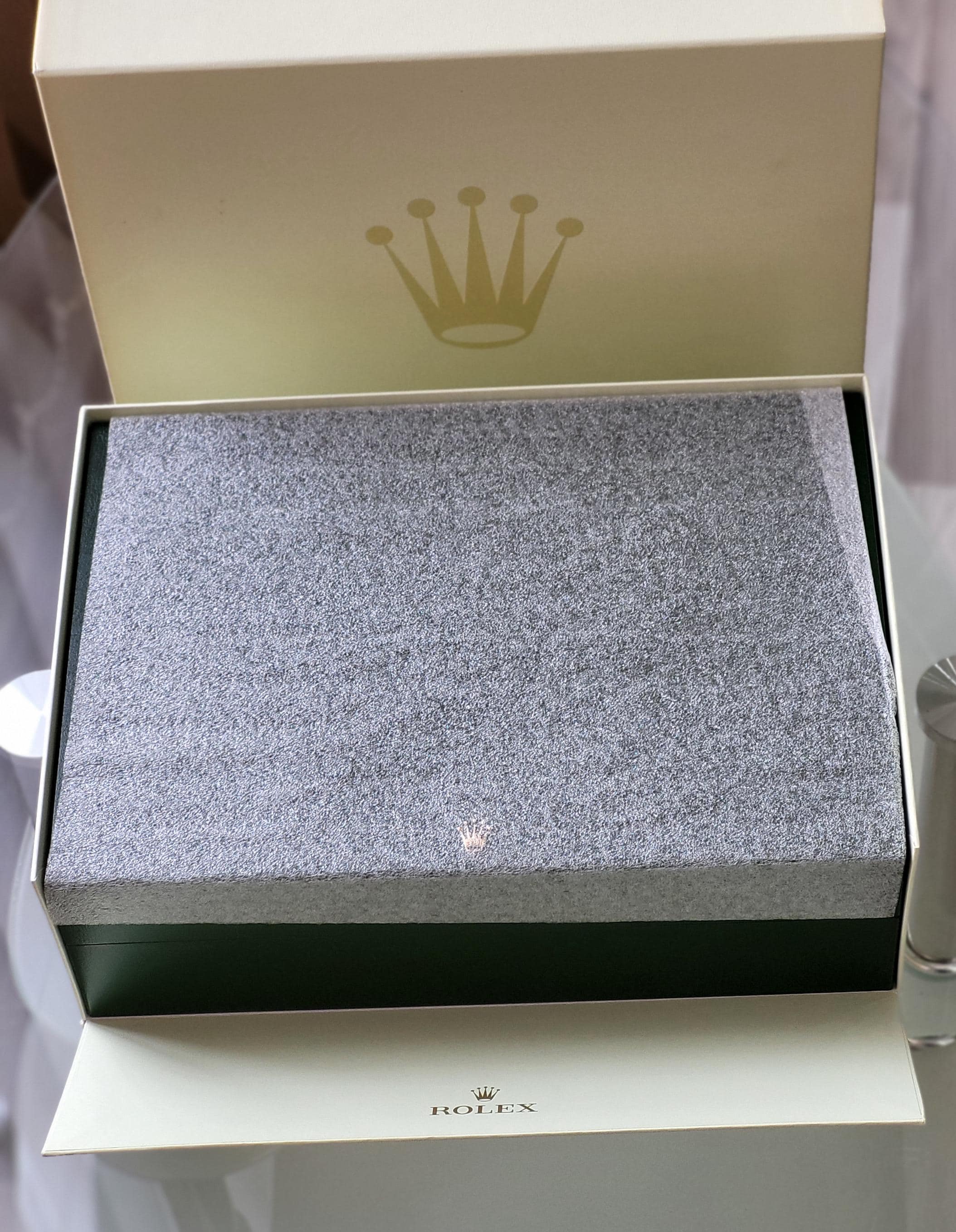 Vintage Green Rolex Watch Box – Original Display Case With