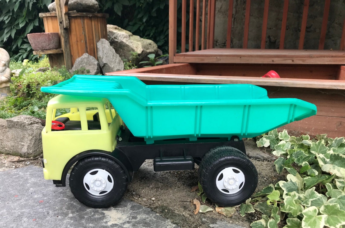 Vintage Plastic Dump Truckdump Truck Toyold Toy Dump Etsy