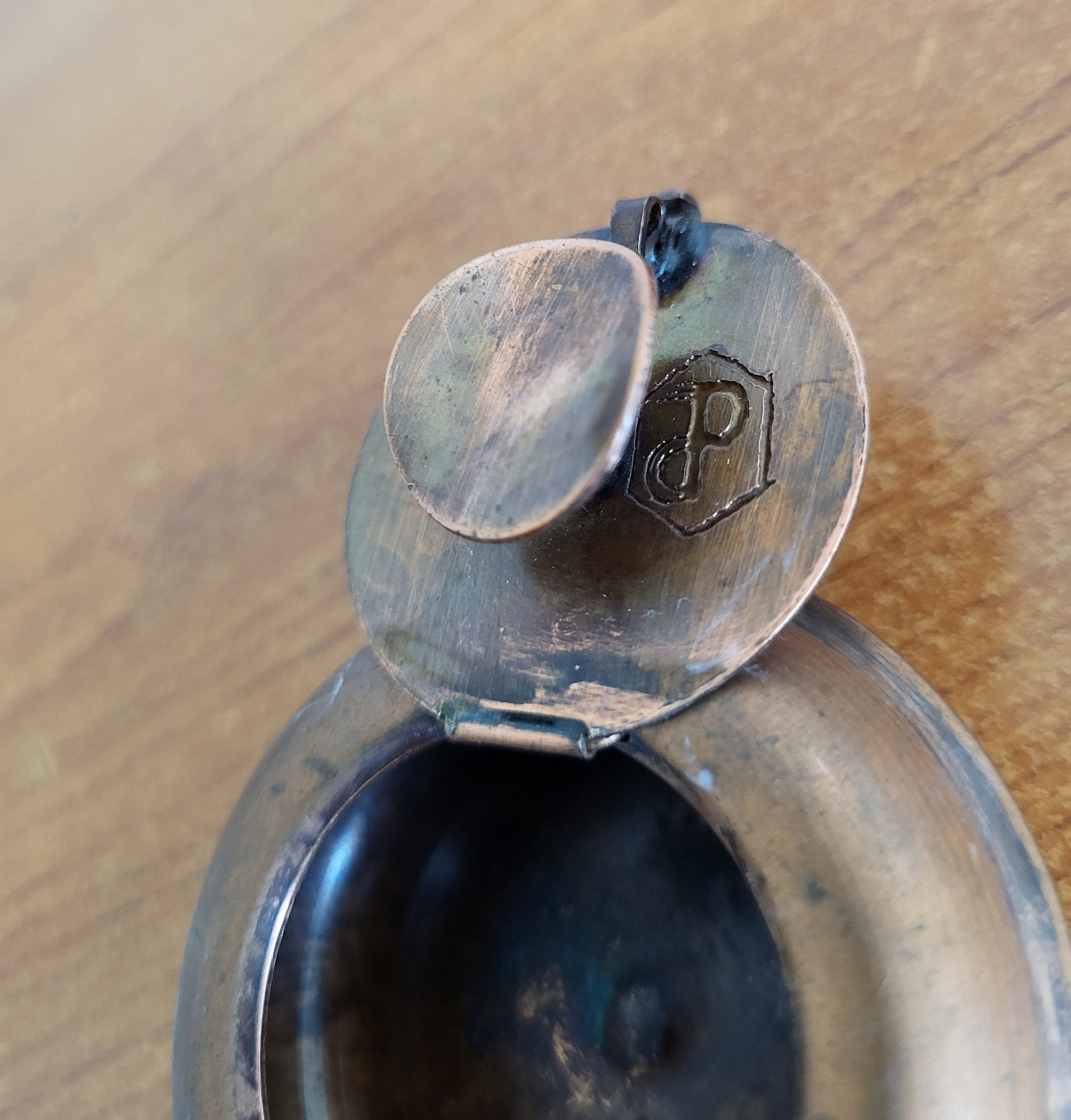 Vintage Copper Ashtray Very Old Ashtray Bar Decor Home Decor Cigarette