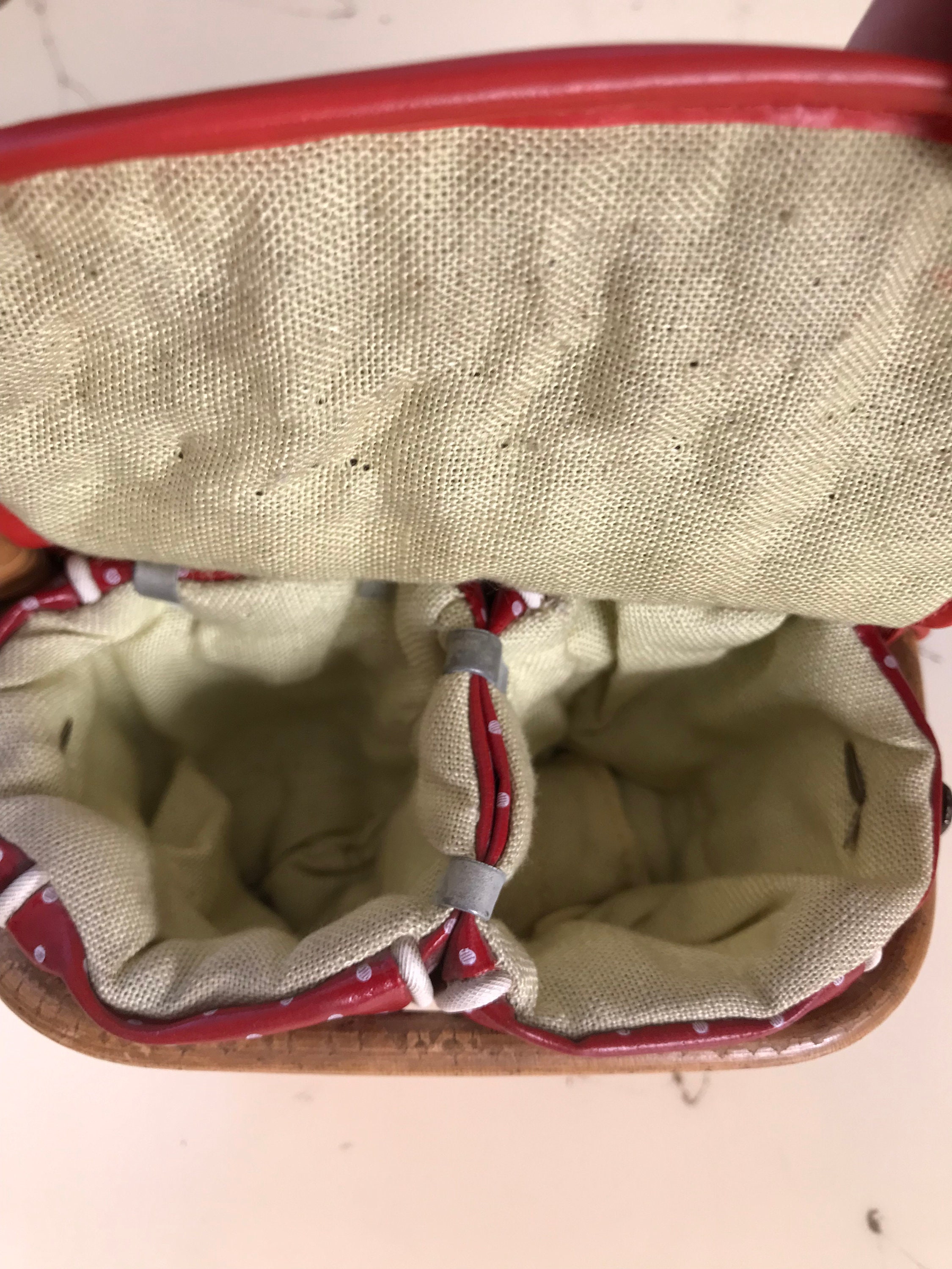 Small Vintage Sewing Basketvintage Sewing Storage Boxbasket Box With Lid for Sewing Threads