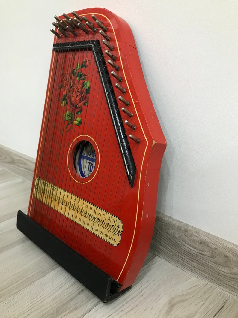 Vintage Zither Musical Instrument Zither Antique Guitar Etsy