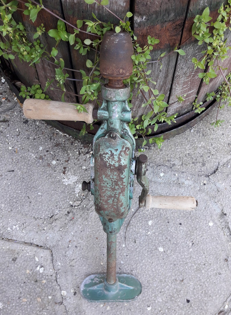 Vintage hand drill vintage manual drill mechanical drill | Etsy