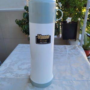 Vintage thermos - retro thermos -old thermos - coffee tea pitcher -vacuum flask -picnic -kitchen decor -coffee tea thermos