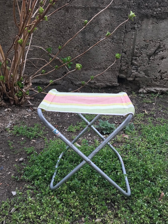 Vintage Folding Fishing Chair-camping Chair-hunting Chair-fishing Stool-picnic  Chair-aluminum Chair-portable Seat Folding Fisherman Seat -  Canada