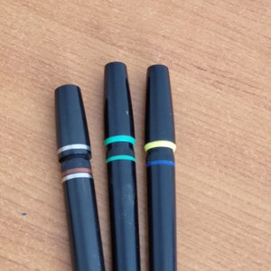 Vintage technisches Stiftset - Rapidograph-Set mit 3 Stiften